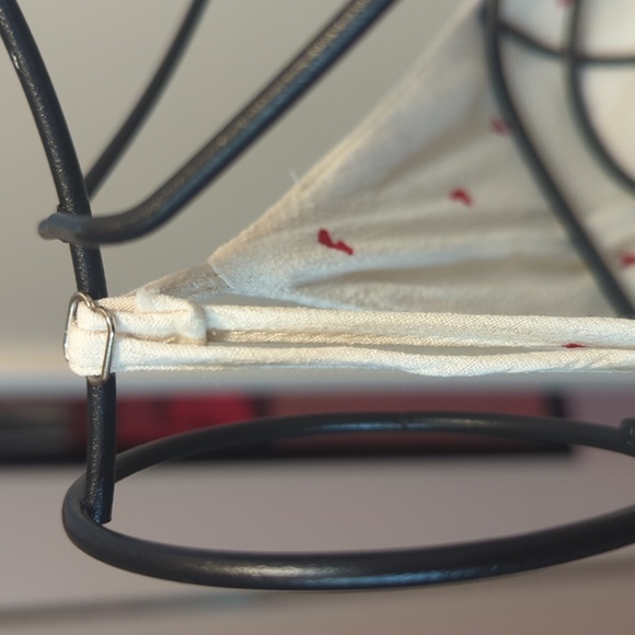 Cream midi sundress with red ♥️ - Picture 6 of 8